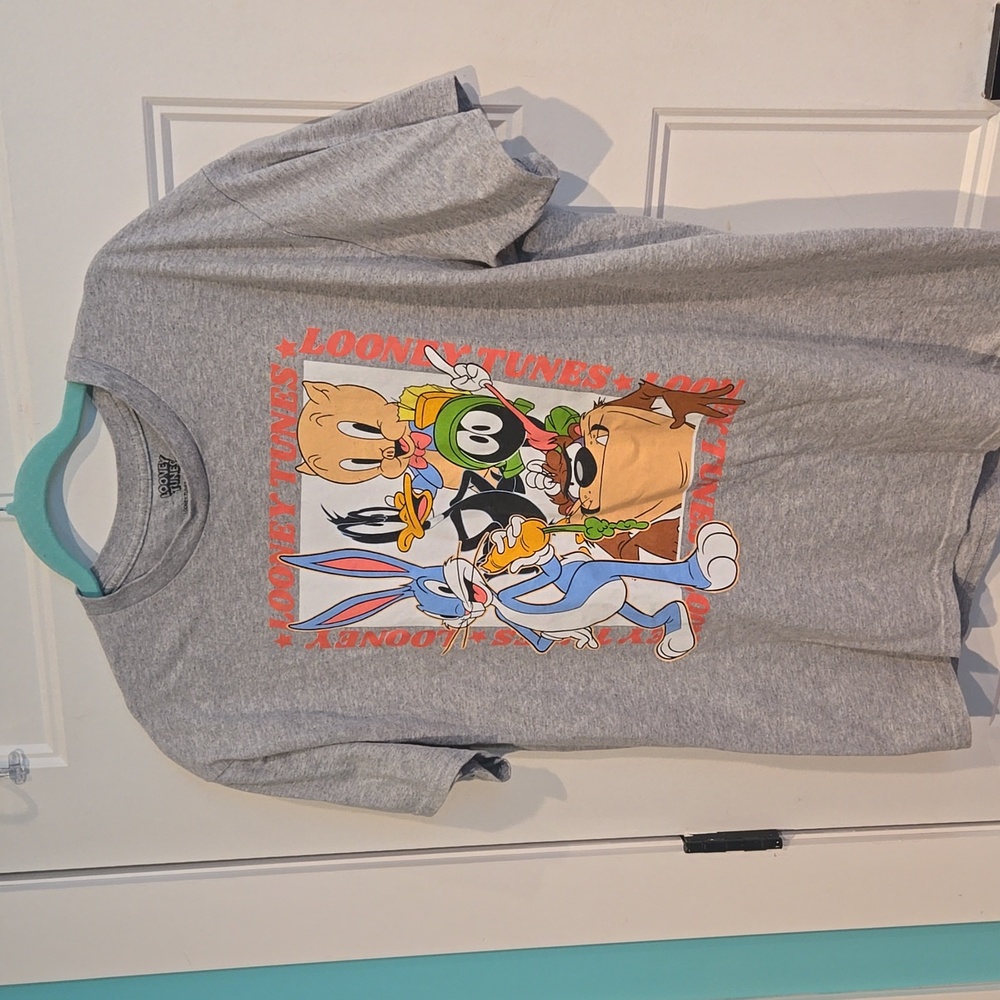 Looney Tunes T EUC cotton polyester Cartoon Bugs Bunny Taz Daffy Duck Tweety - Picture 3 of 5